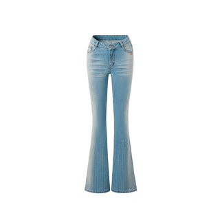 Sequin Bootcut Jeans
