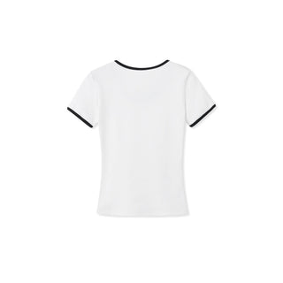 Cream White Ghost Tee