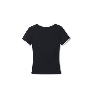Midnight Black Ghost Tee