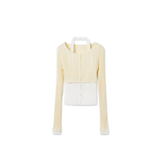 Cloud Beige Ballerina Knight Knitwear