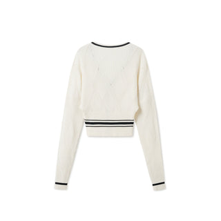 Luminous White Newport Resort Knitwear