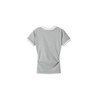 Classic Crested Mock Neck Tee