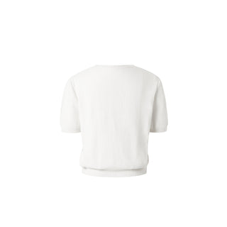 Milk White Pony Knit Tee