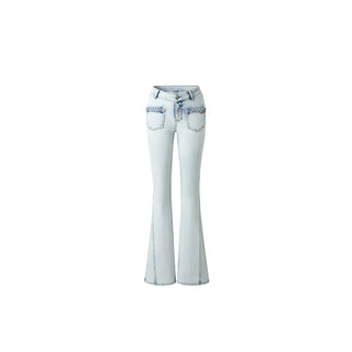 Wheat Bootcut Jeans