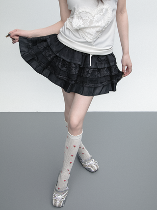 Floral knee socks