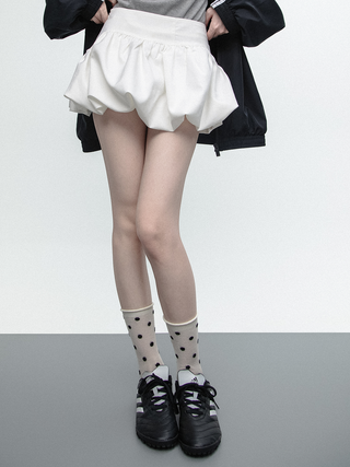 Polka dot tube socks