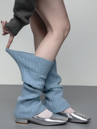 Wool blend legwarmers