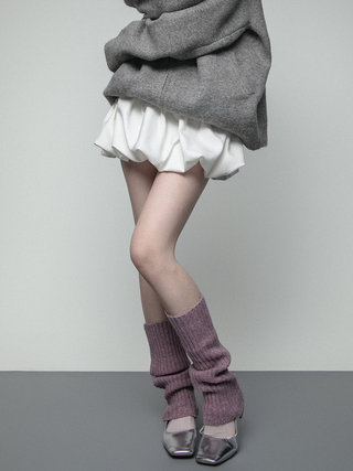 Wool blend legwarmers