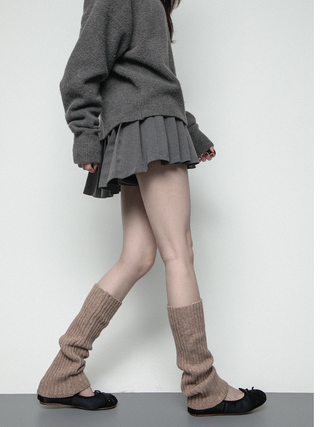 Wool blend legwarmers