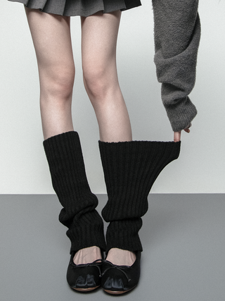 Wool blend legwarmers