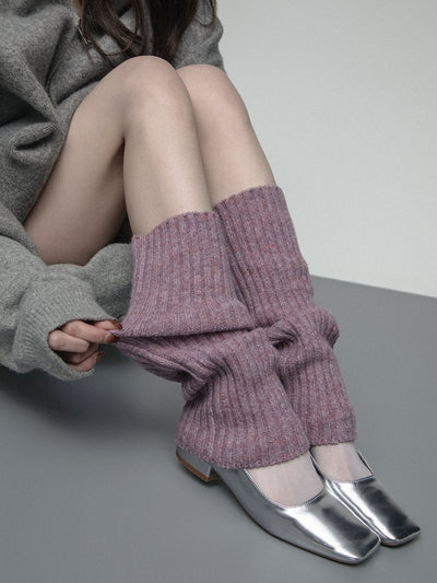Wool blend legwarmers