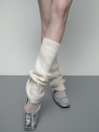 Wool blend legwarmers