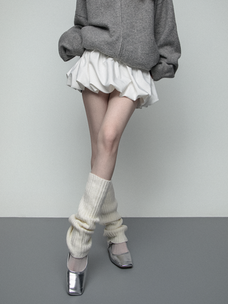 Wool blend legwarmers