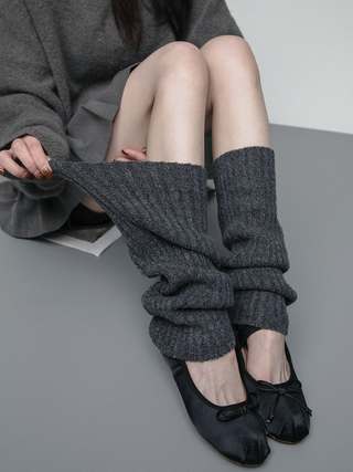 Wool blend legwarmers