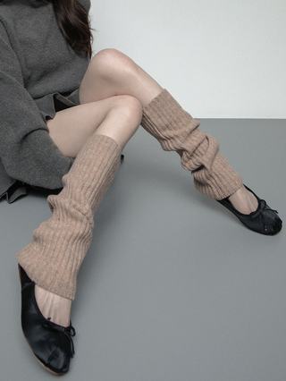 Wool blend legwarmers