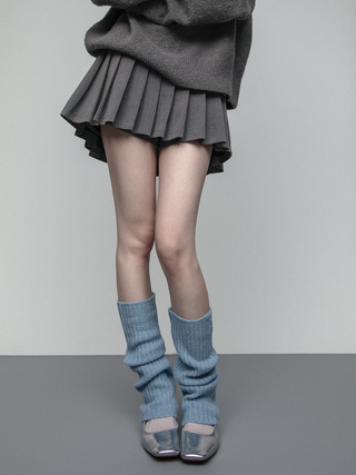 Wool blend legwarmers