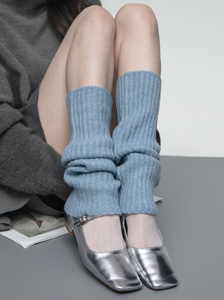 Wool blend legwarmers