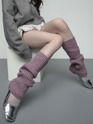 Wool blend legwarmers