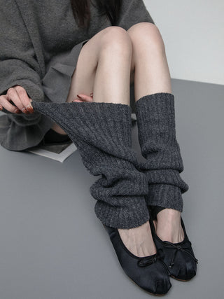 Wool blend legwarmers