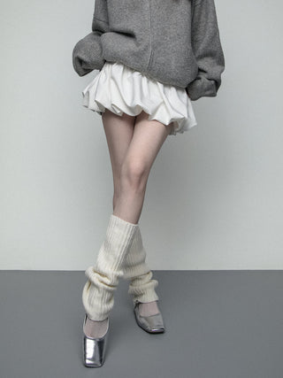 Wool blend legwarmers