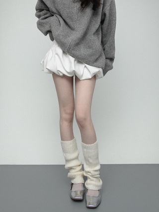 Wool blend legwarmers