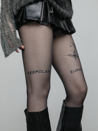 Butterfly tattoo stockings