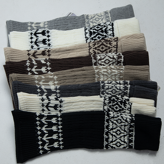 Thick knitted socks
