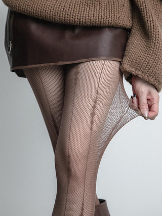 Pearl jacquard pantyhose