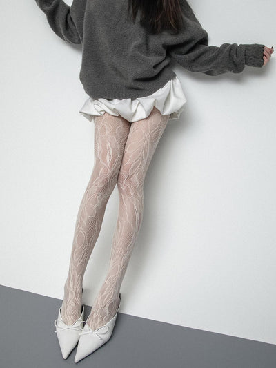 Vintage lace stockings
