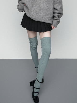 Twist jacquard socks