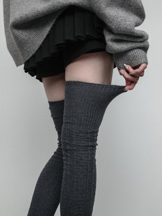 Twist jacquard socks