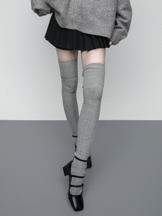 Twist jacquard socks