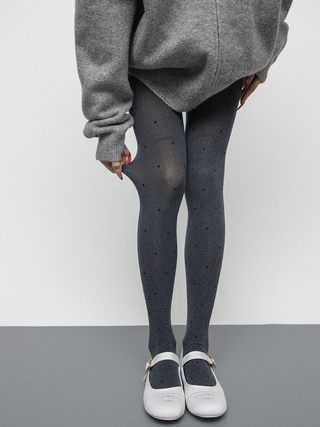 Smoky dot pantyhose