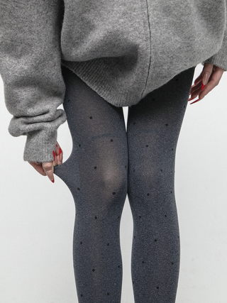 Smoky dot pantyhose