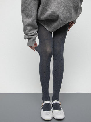 Smoky dot pantyhose