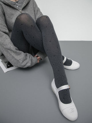 Smoky dot pantyhose