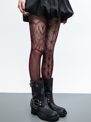 Star fishnet stockings