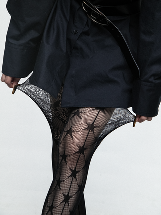 Star fishnet stockings