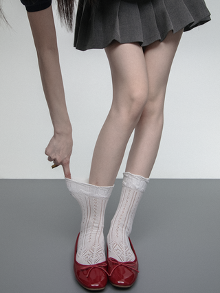 French lace socks