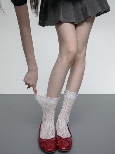 French lace socks