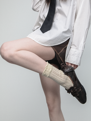 French lace socks