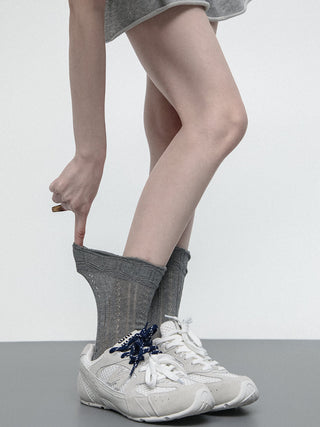 French lace socks