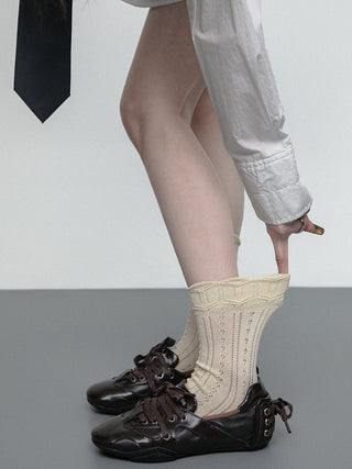 French lace socks