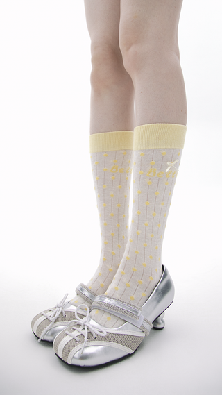 Macaron dot socks