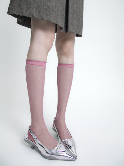 Metallic candy stockings
