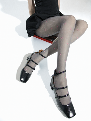 Glitter dot stockings