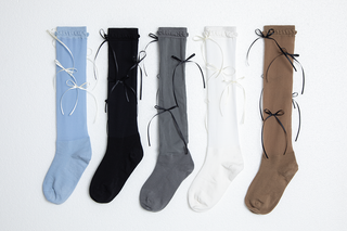 Ribbon tulle socks