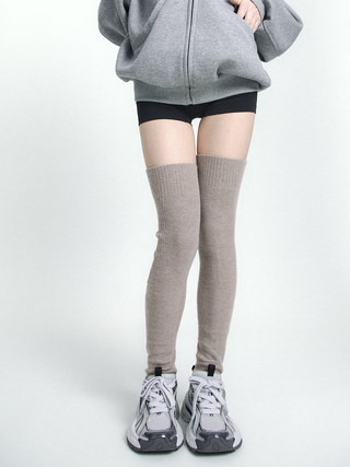 Thick Over-The-Knee Pile Socks