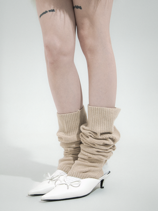 Thick Over-The-Knee Pile Socks