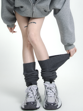 Thick Over-The-Knee Pile Socks